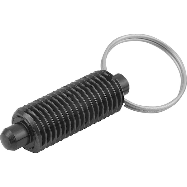 Indexing Plunger Without Collar Size:3 D1=M16X1, 5, D=8, Form:T Without Locknut, Steel Hardened